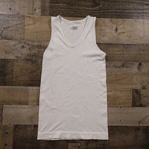 Athleta pure v neck tank top women's extra small white‎